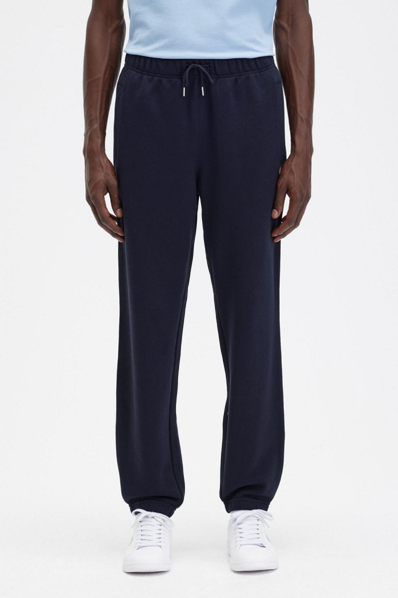 Fred Perry Loopback Sweatpant Bukser Herre Marineblå | MNOHR85785