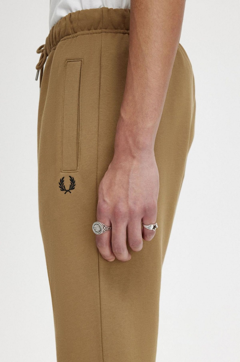 Fred Perry Loopback Sweatpants Treningsdress Herre Shaded Stone / Burnt Tobacco | NOQAV87275