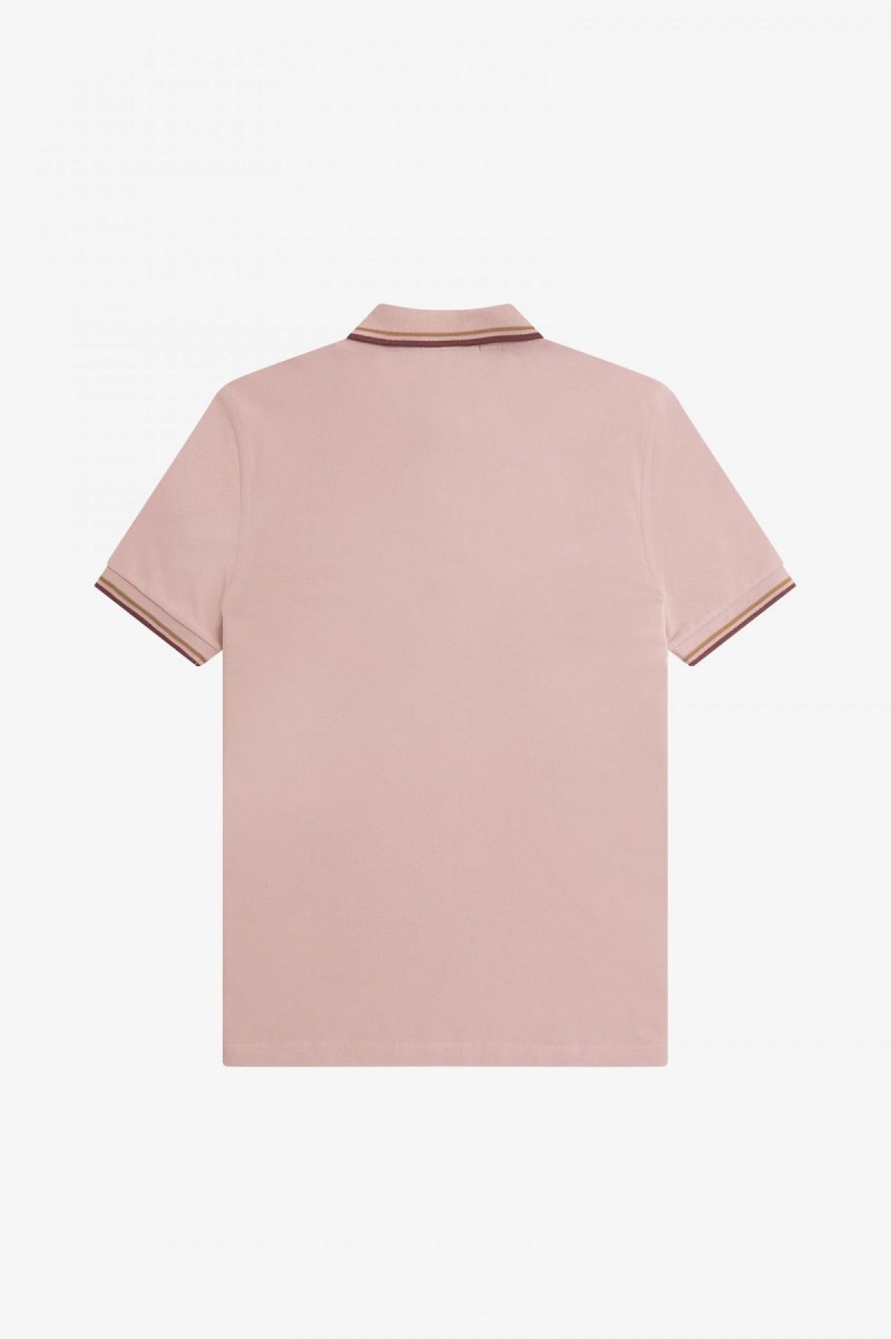 Fred Perry M3600 Fred Perry Shirt Herre Rosa Rosa | NOZDE72162