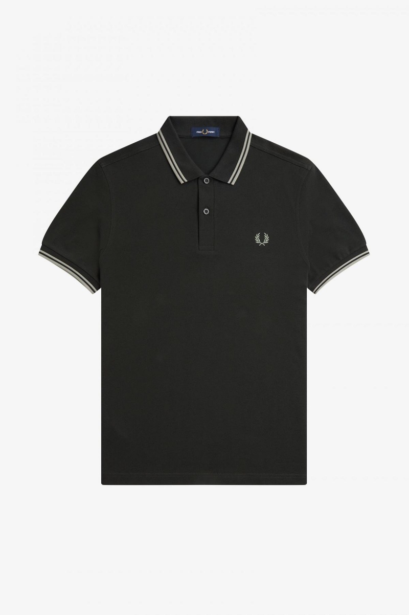 Fred Perry M3600 Fred Perry Shirt Herre Grønn | NOQAV82260