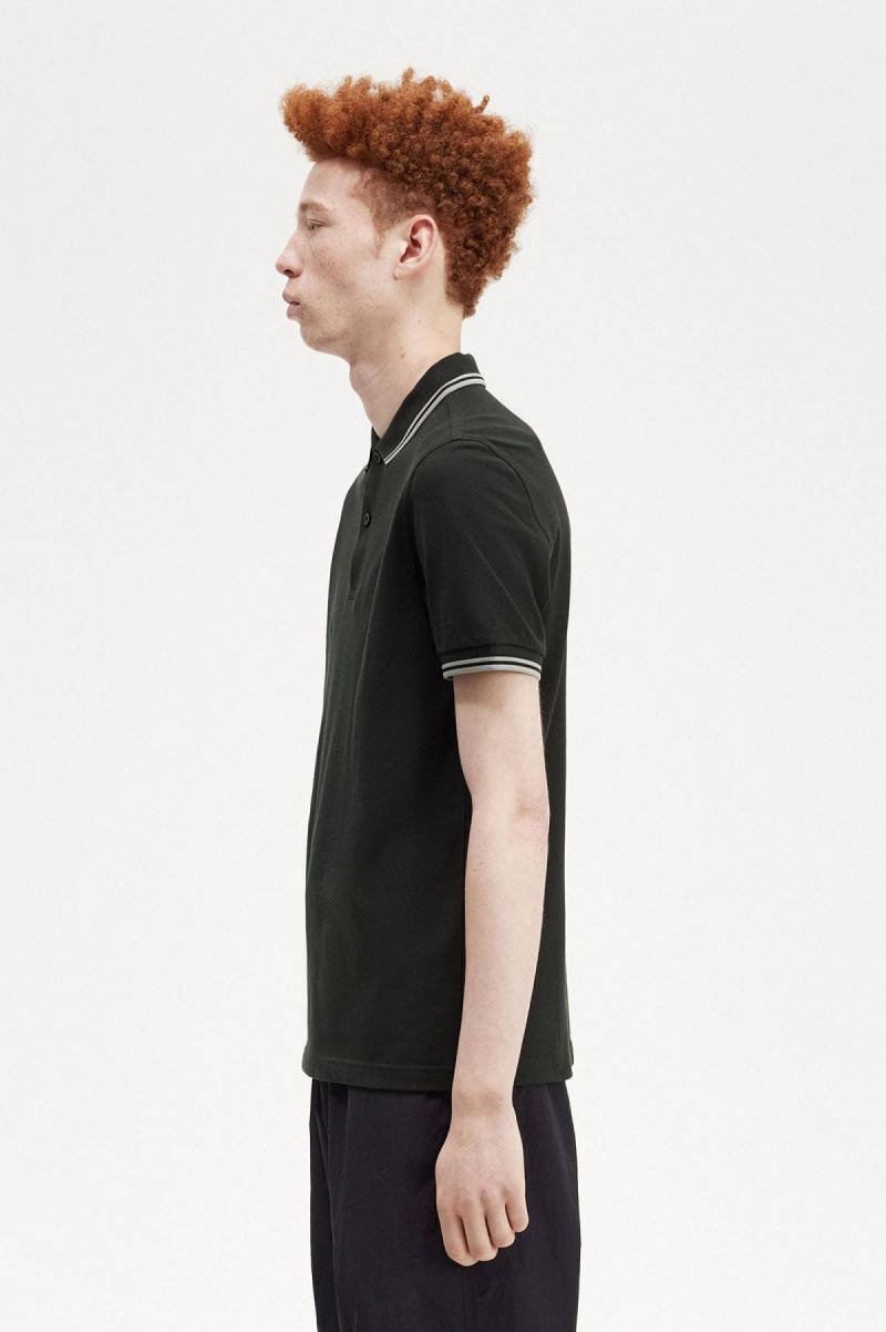 Fred Perry M3600 Fred Perry Shirt Herre Grønn | NOQAV82260