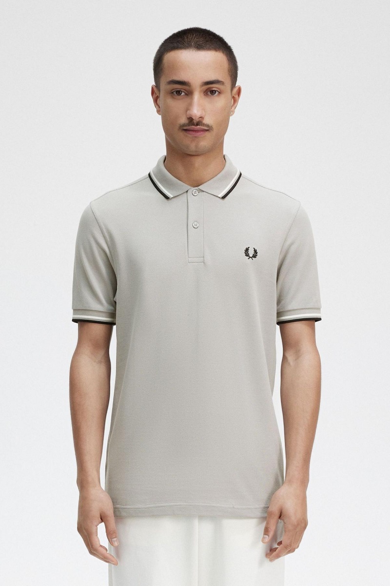 Fred Perry M3600 Fred Perry Shirt Herre Svarte | UNOTG58500