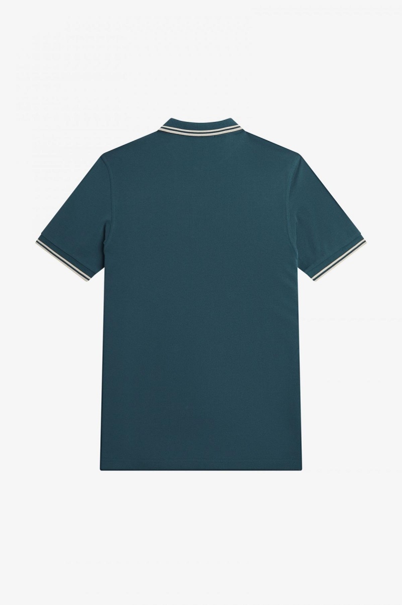 Fred Perry M3600 Fred Perry Shirt Herre Blå Lyse Lyse | NOEAH93243