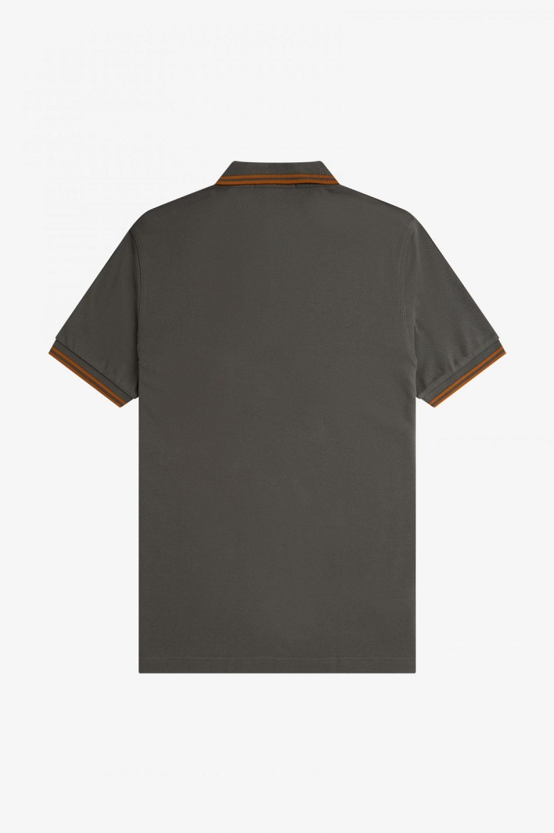 Fred Perry M3600 Fred Perry Shirt Herre Grønn | YNOGT45013