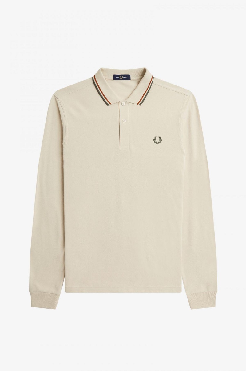 Fred Perry M3636 Fred Perry Shirt Herre Grønn | NODYB80682