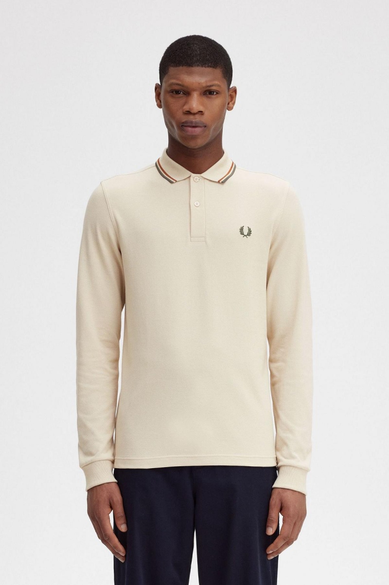 Fred Perry M3636 Fred Perry Shirt Herre Grønn | NODYB80682