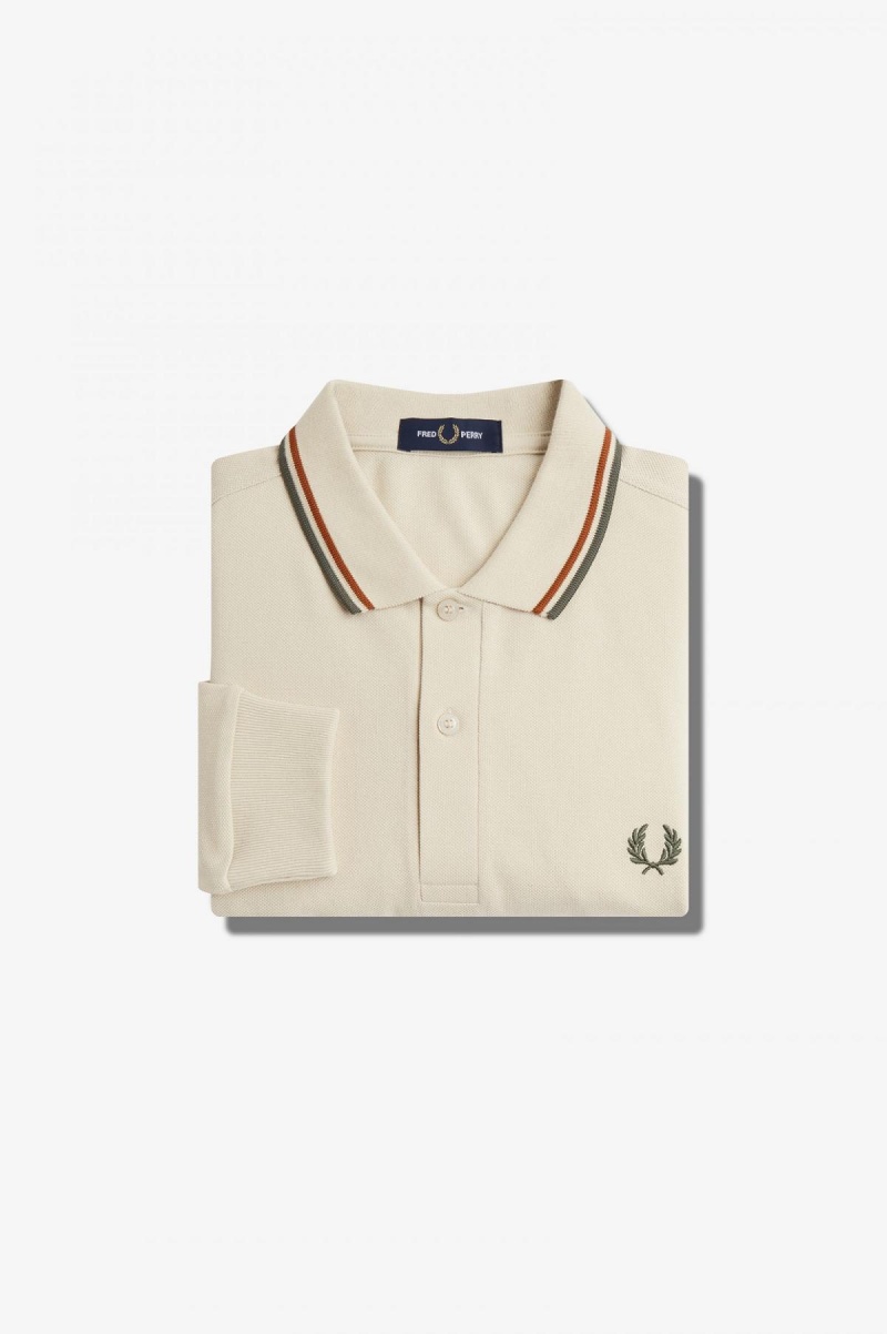 Fred Perry M3636 Fred Perry Shirt Herre Grønn | NODYB80682