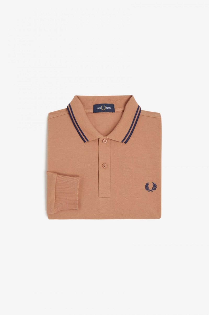 Fred Perry M3636 Polo T Skjorte Herre Lyse Marineblå Marineblå | PNOER68659