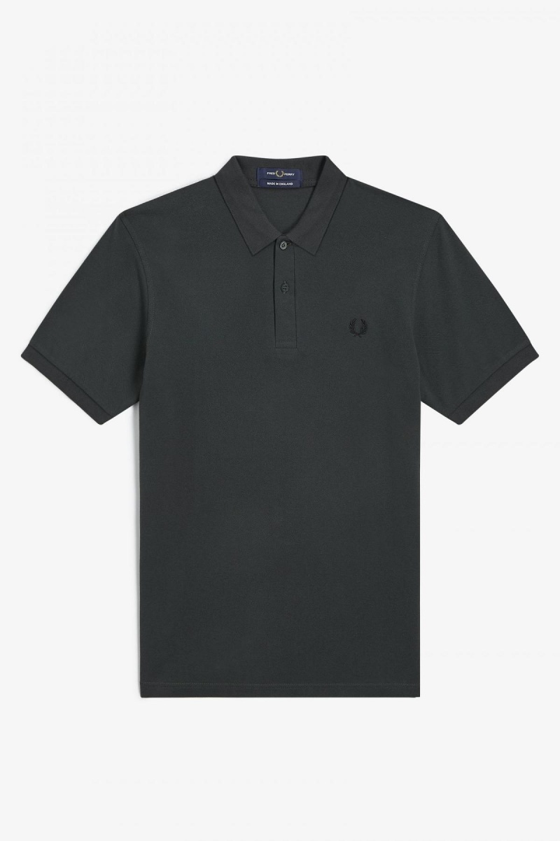 Fred Perry M3 Fred Perry Shirt Herre Grønn Svarte | YNOVQ26476