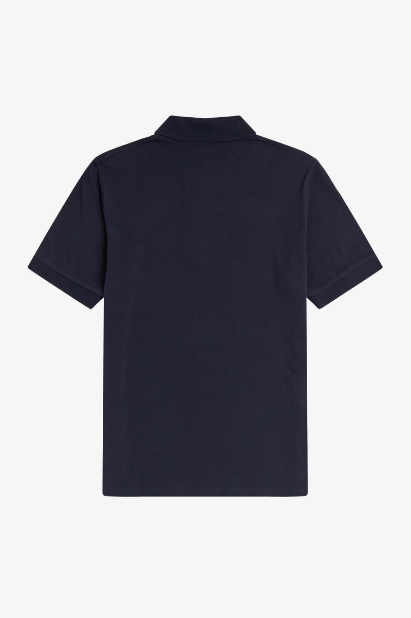 Fred Perry M3 Fred Perry Shirt Herre Marineblå | NOJBT58511