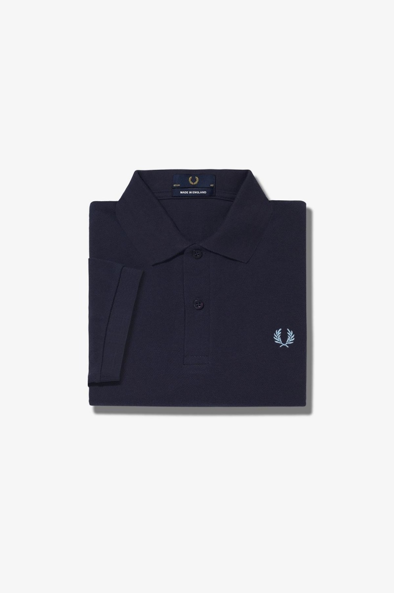 Fred Perry M3 Fred Perry Shirt Herre Marineblå | NOJBT58511