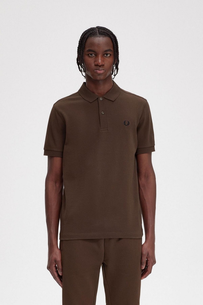 Fred Perry M6000 Fred Perry Shirt Herre Svarte | DNOKV44725