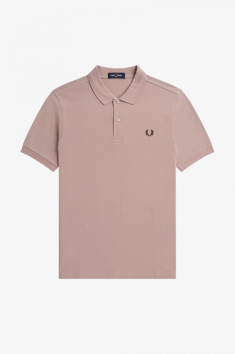 Fred Perry M6000 Fred Perry Shirt Herre Mørke Rosa | NOXBR78989