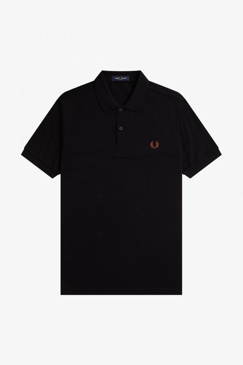 Fred Perry M6000 Fred Perry Shirt Herre Svarte Brune | TNOWZ14198