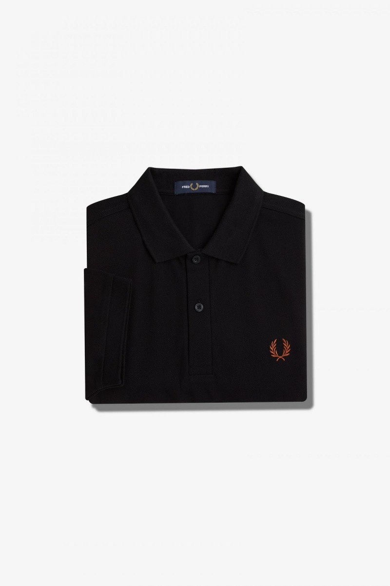 Fred Perry M6000 Fred Perry Shirt Herre Svarte Brune | TNOWZ14198