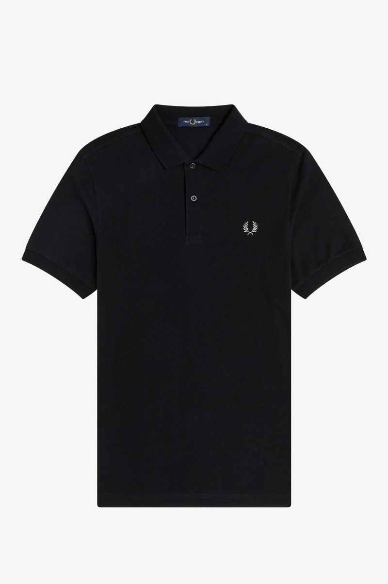 Fred Perry M6000 Fred Perry Shirt Herre Svarte | XNOBH46055