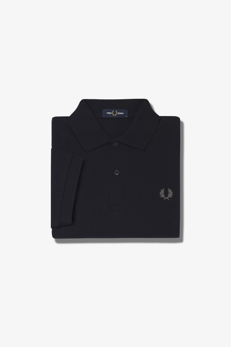 Fred Perry M6000 Fred Perry Shirt Herre Svarte | XNOBH46055