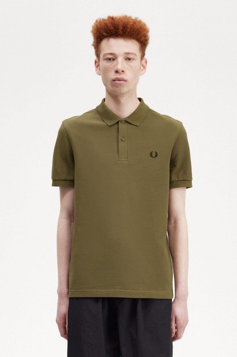 Fred Perry M6000 Fred Perry Shirt Herre Grønn Svarte | NOEAH19951