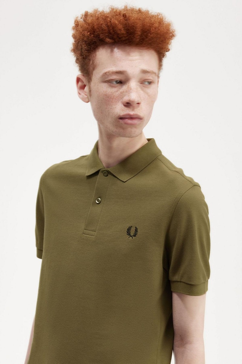 Fred Perry M6000 Fred Perry Shirt Herre Grønn Svarte | NOEAH19951