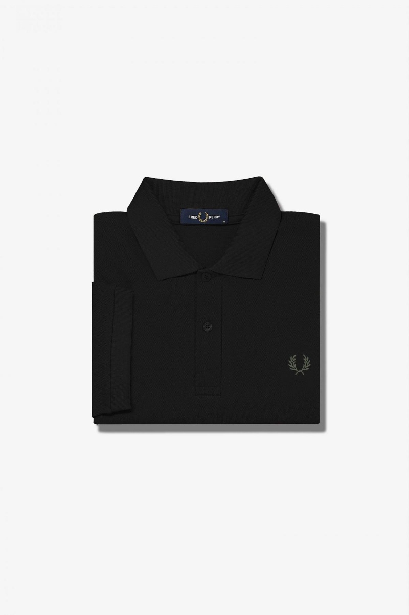 Fred Perry M6000 Fred Perry Shirt Herre Svarte Grønn | BNOSD75845