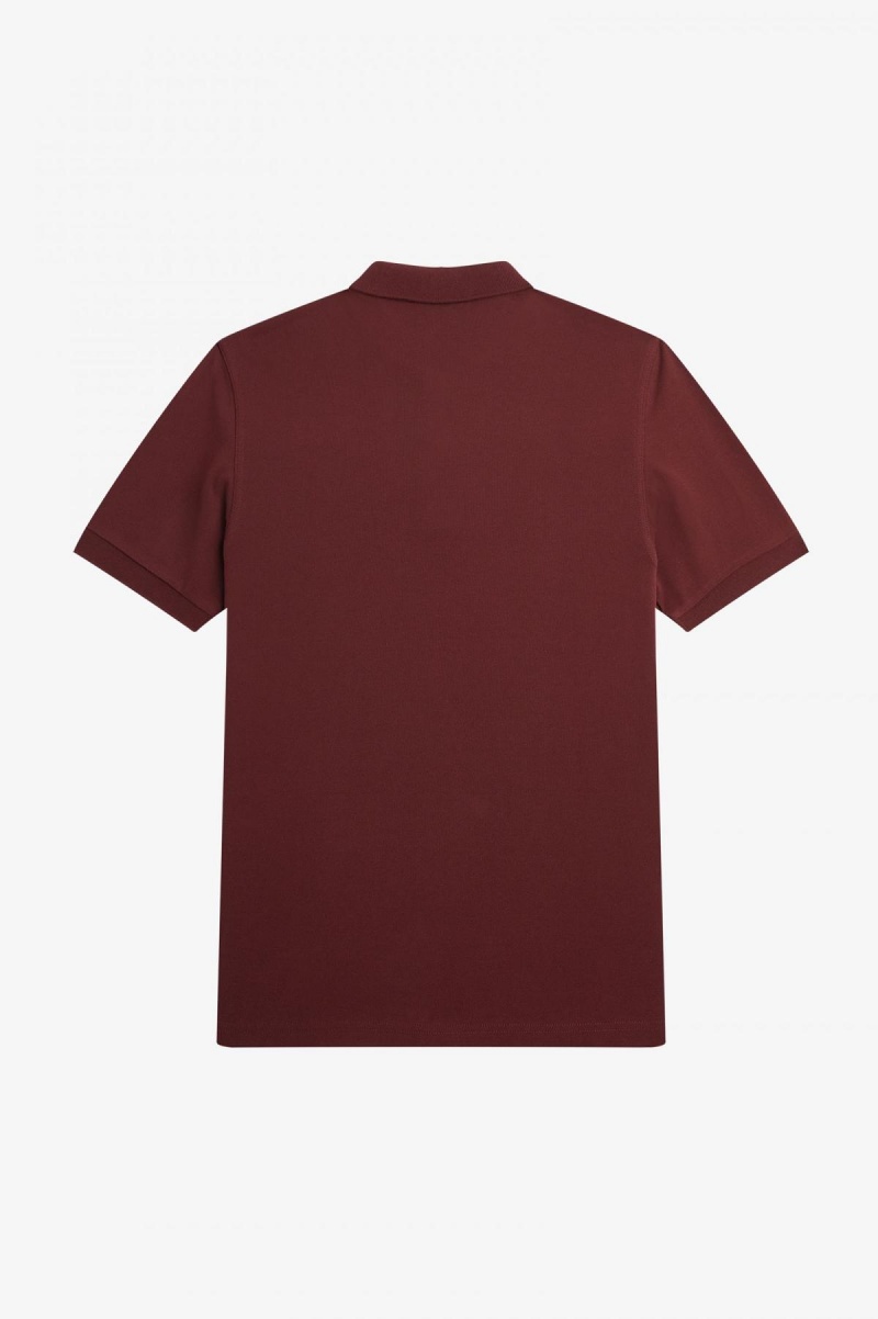 Fred Perry M6000 Fred Perry Shirt Herre Oxblood / Ecru | NONZX51229