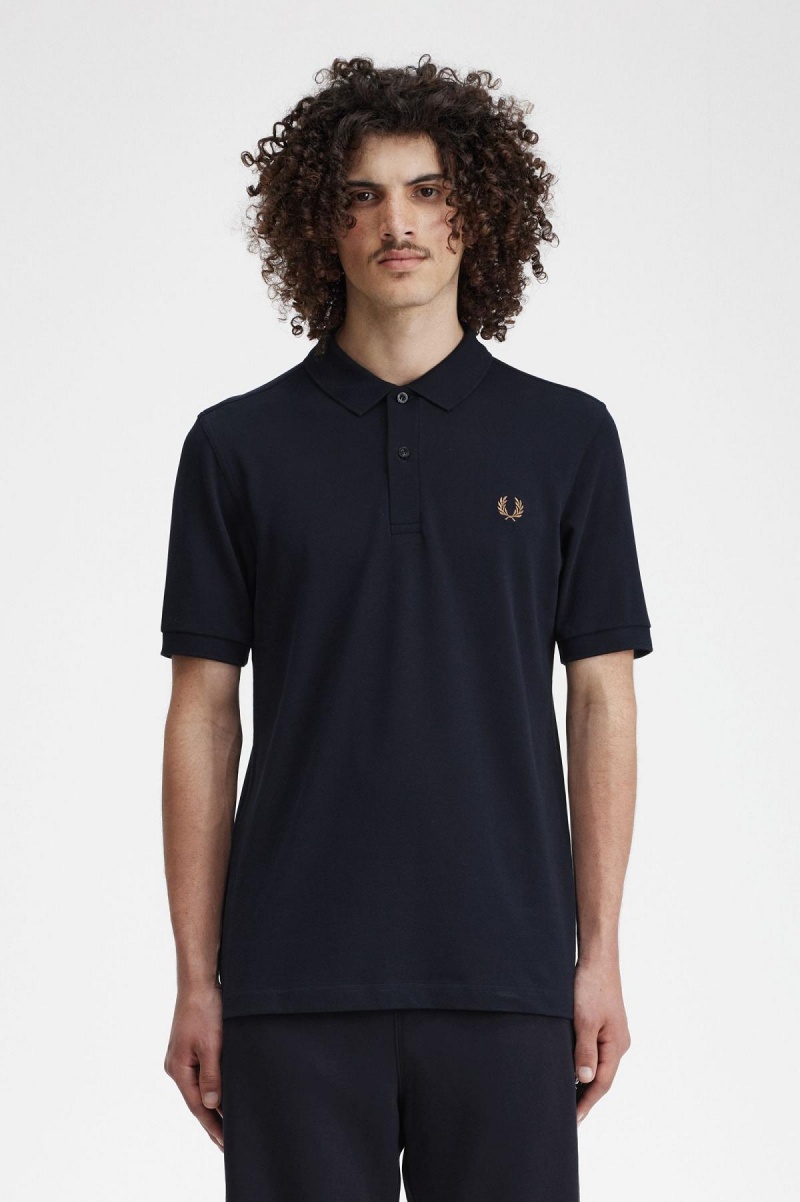 Fred Perry M6000 Fred Perry Shirt Herre Marineblå | NOEGJ69494