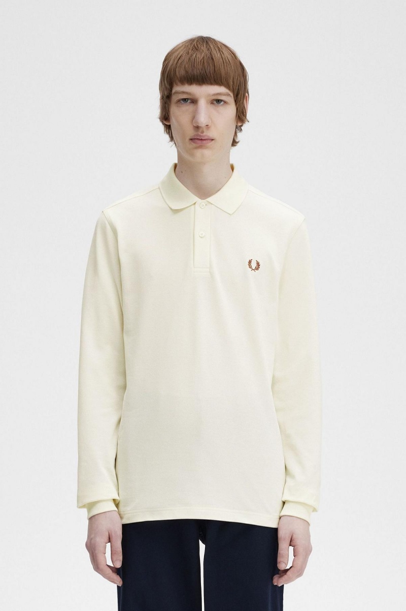 Fred Perry M6006 Fred Perry Shirt Herre Brune | UNOND20998