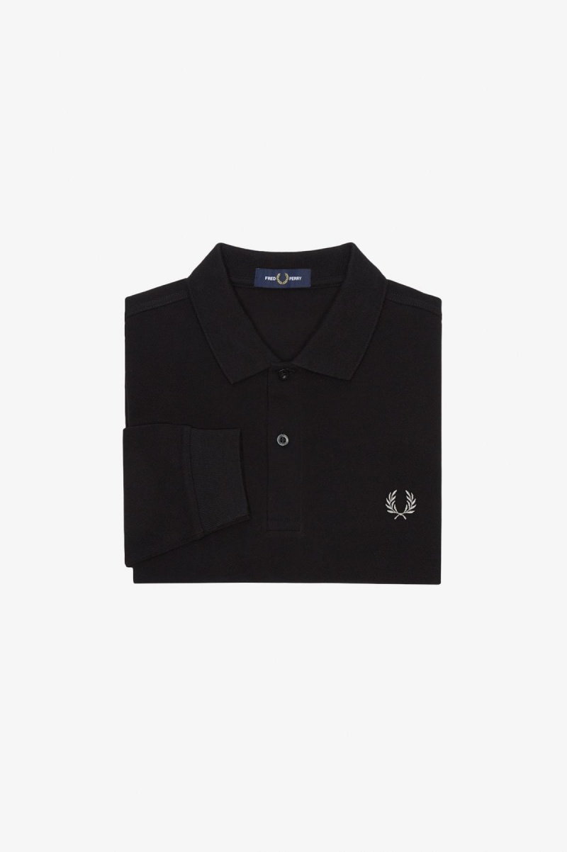 Fred Perry M6006 Fred Perry Shirt Herre Svarte | LNOSX74604