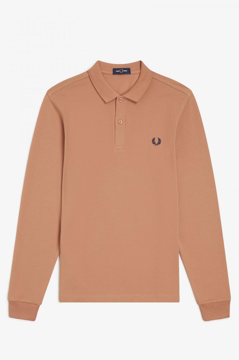 Fred Perry M6006 Fred Perry Shirt Herre Lyse | LNOTR99839