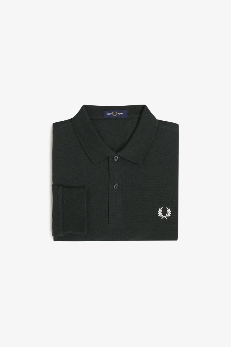 Fred Perry M6006 Fred Perry Shirt Herre Grønn | NOXMI47383