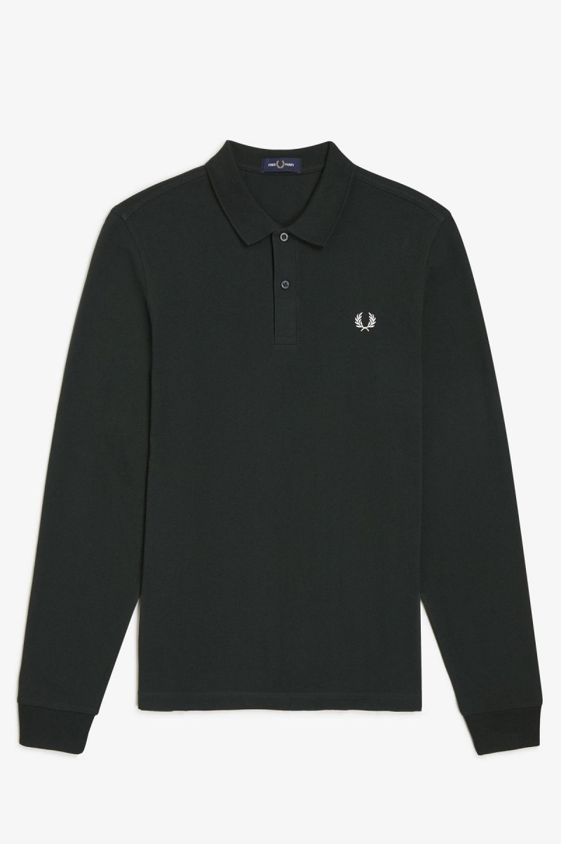 Fred Perry M6006 Fred Perry Shirt Herre Grønn | NOXMI47383