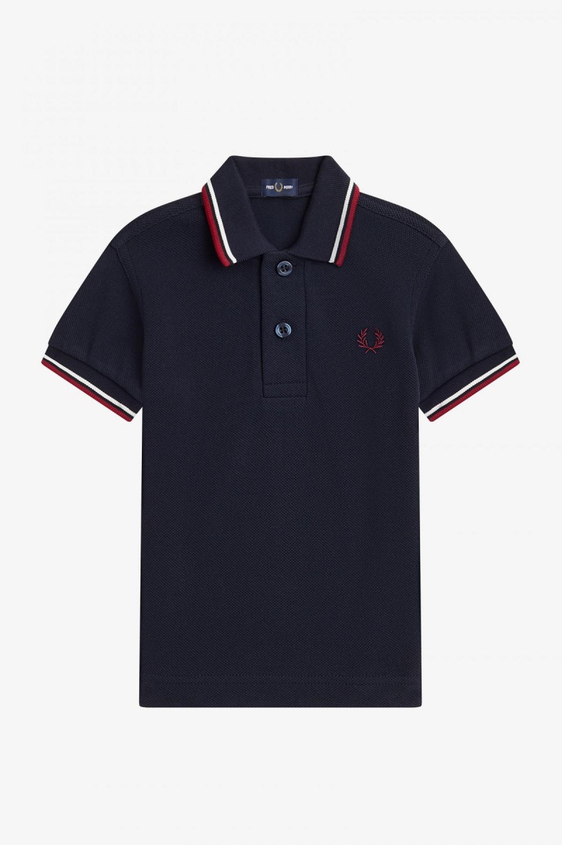 Fred Perry My First Barn Accessories Marineblå Hvite Rød | ENOVG77984