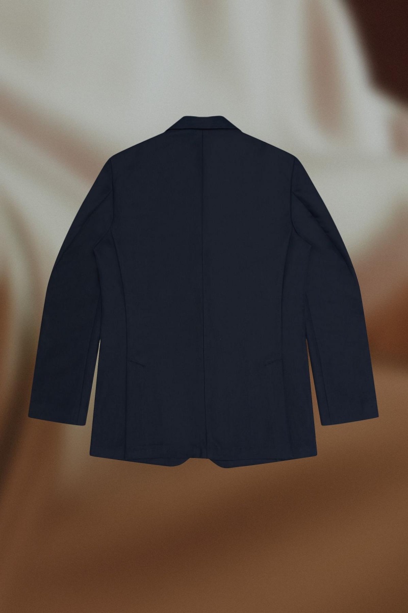 Fred Perry Patch Detail Blazer Frakker Herre Marineblå | UNOND78540