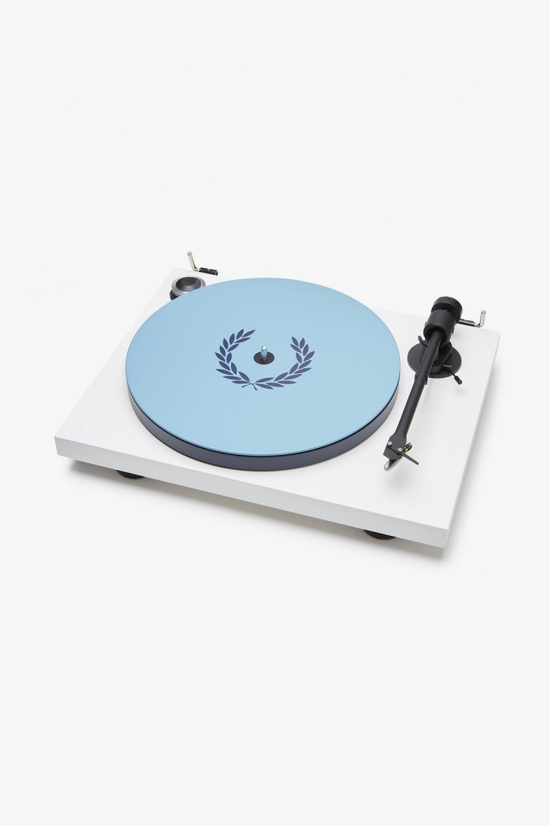 Fred Perry Record Deck Lifestyle Accessories Hvite Marineblå | ENOVG66947