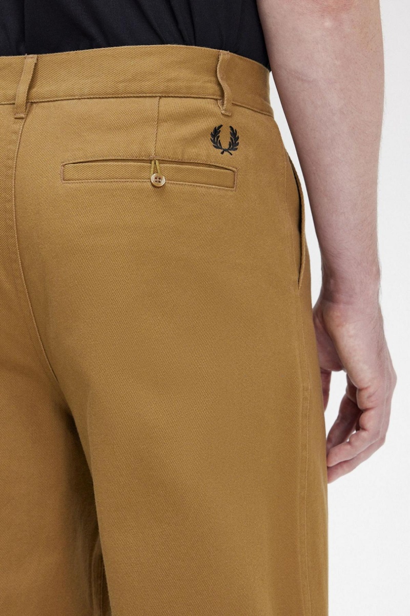 Fred Perry Rett Leg Trousers Bukser Herre Shaded Stone | NOXBR21156