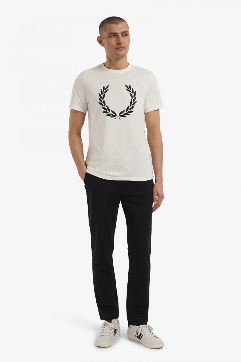 Fred Perry Reverse Tricot Track Pants Bukser Herre Svarte | NOXBR70123