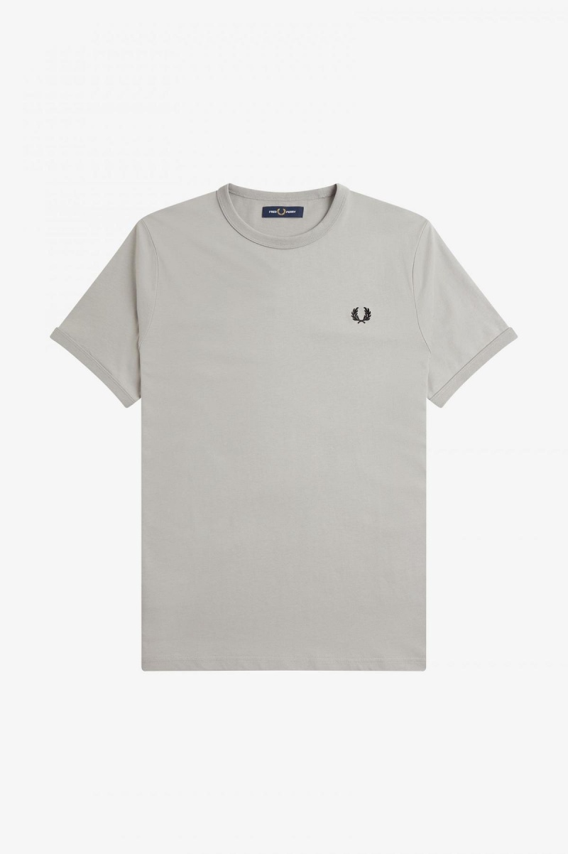 Fred Perry Ringer T-skjorte Herre Limestone | TNOPQ98420