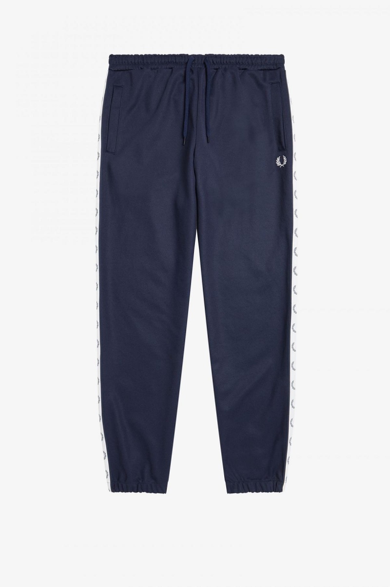 Fred Perry Taped Track Pant Bukser Herre Blå | XNOBH16266