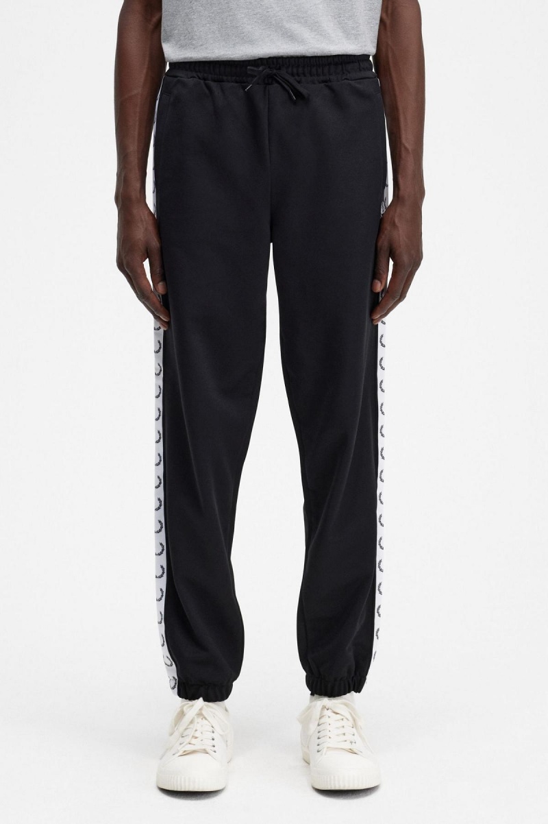 Fred Perry Taped Track Pant Bukser Herre Svarte | ZNOMJ64562