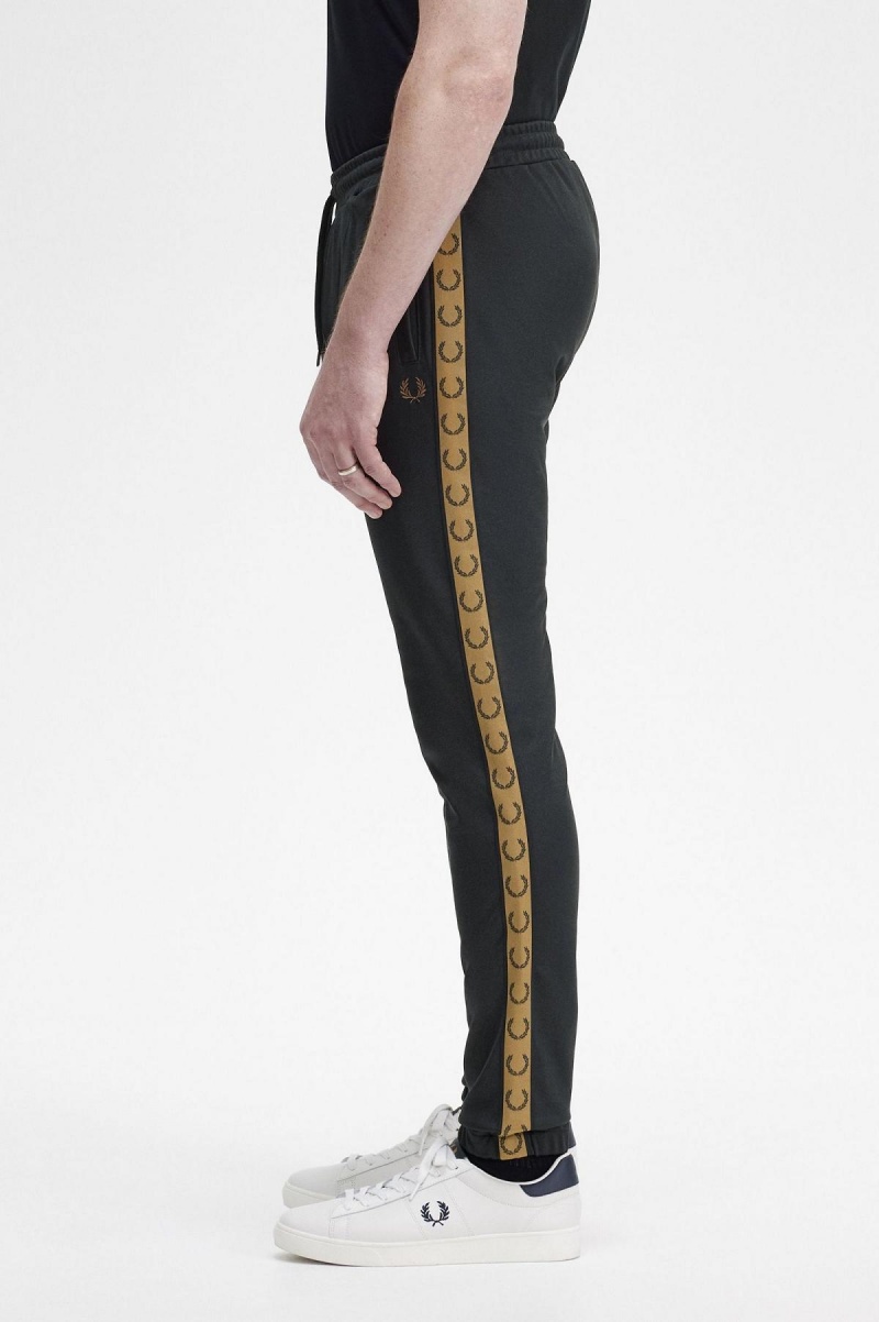 Fred Perry Taped Track Pants Bukser Herre Svarte | QNOWA43191