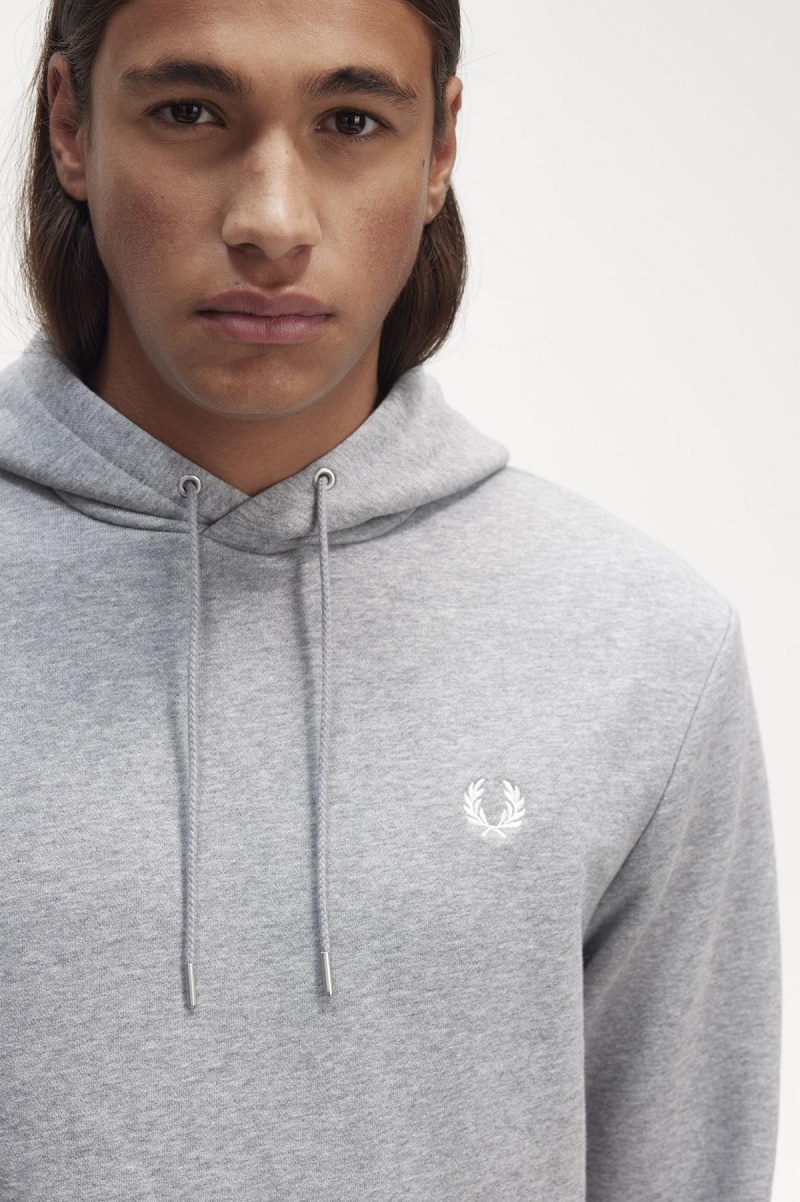 Fred Perry Tipped Hette Gensere Herre Steel Marl | NOXMI64610