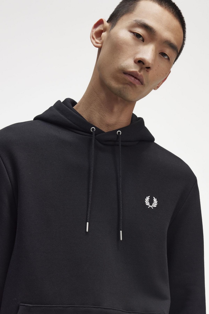 Fred Perry Tipped Hette Gensere Herre Svarte | TNOPQ81747