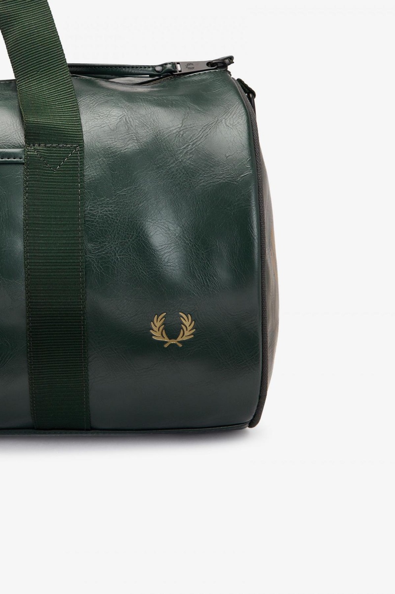 Fred Perry Tonal Barrel Veske Accessories Mørke Grønn | TNOPQ63997