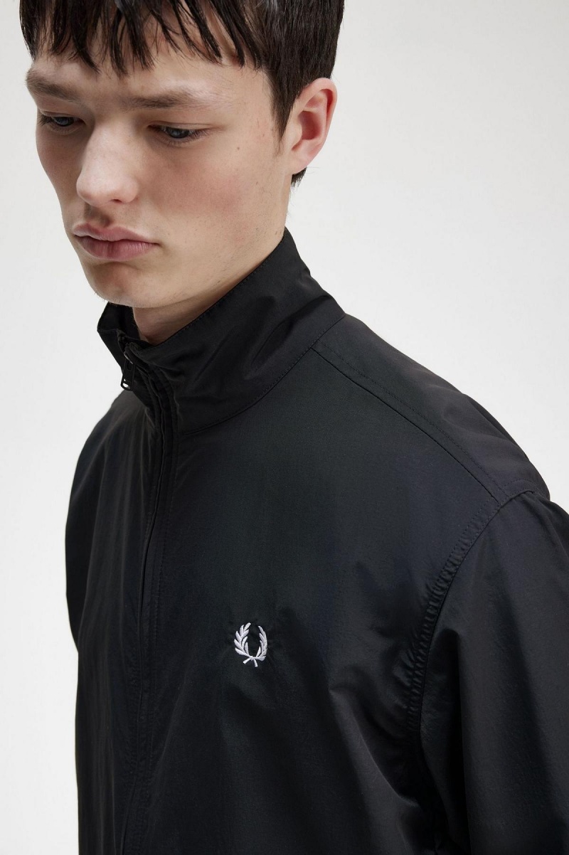 Fred Perry Woven Track Frakker Herre Svarte | LNOTR74546